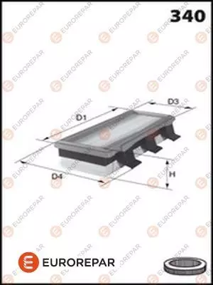 Воздушный фильтр EUROREPAR E147026