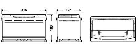 Фото 1 EA900 EXIDE Аккумулятор