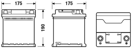 Фото 1 EB440 EXIDE Аккумулятор