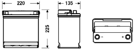 Фото 1 EB450 EXIDE Аккумулятор