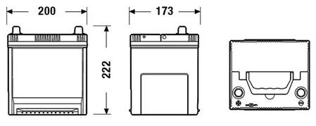 Фото 1 EB505 EXIDE Аккумулятор