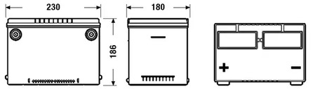 Фото 1 EB608 EXIDE Аккумулятор