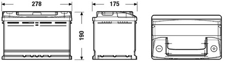 Фото 1 EC700 EXIDE Аккумулятор