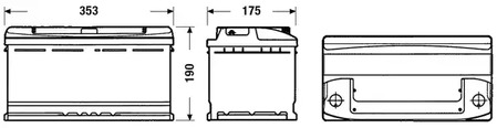 Фото 1 EC900 EXIDE Аккумулятор