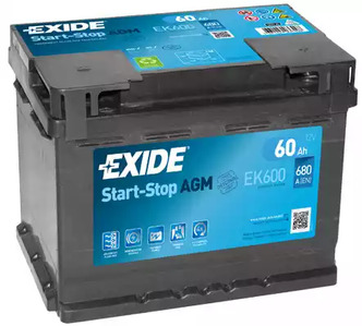 EK600 EXIDE Аккумулятор