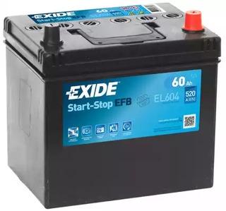 Автомобильный аккумулятор EXIDE EL605