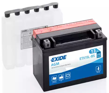 Аккумулятор для мототехники EXIDE ETX15L-BS