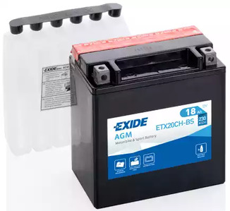 Аккумулятор для мототехники EXIDE ETX20CH-BS