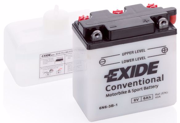 Аккумулятор для мототехники EXIDE 6N6-3B-1