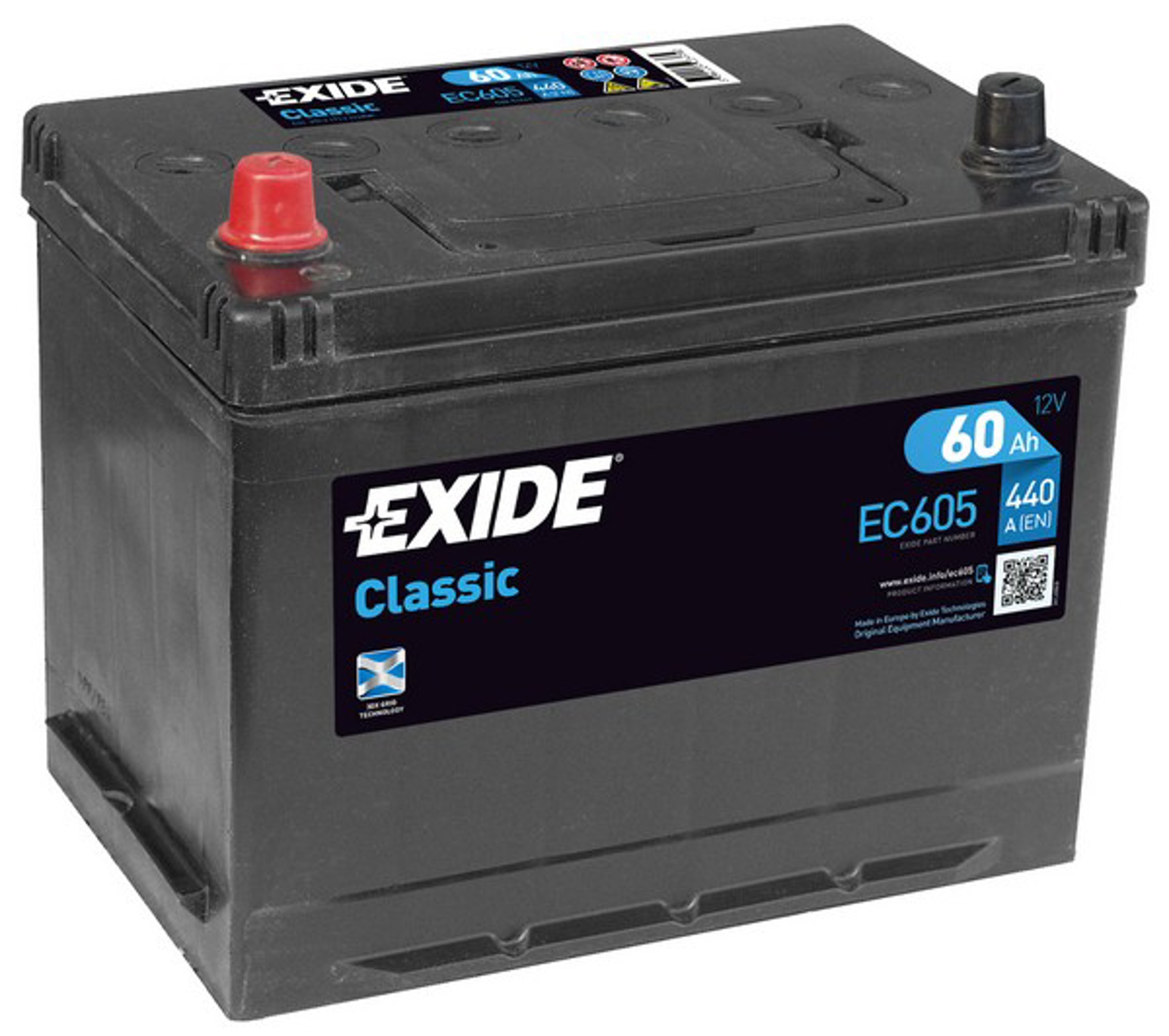 Аккумулятор EXIDE EC605