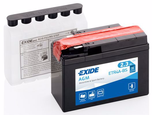 Аккумулятор EXIDE ETR4A-BS