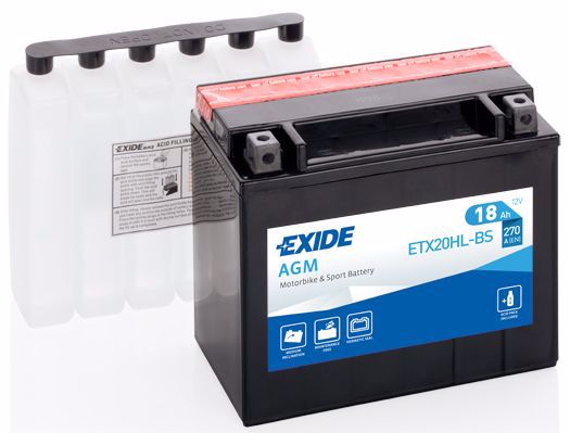 Аккумулятор EXIDE ETX20HL-BS