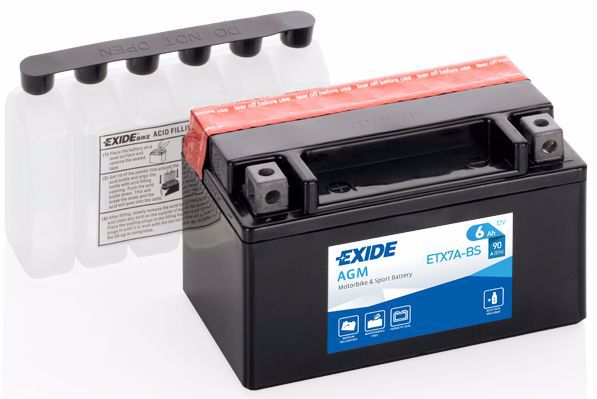 Аккумулятор для мототехники EXIDE ETX7A-BS