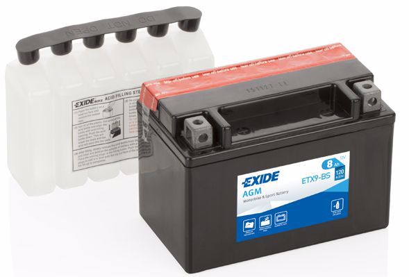 Аккумулятор EXIDE ETX9-BS