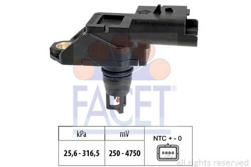 Датчик давления воздуха FACET 10.3335