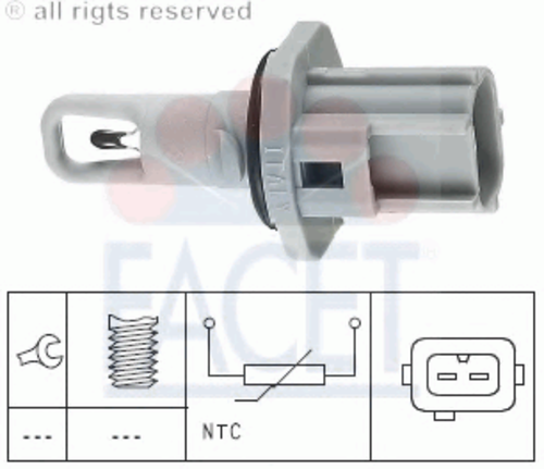 Фото 1 10.4017 FACET Датчик, температура впускаемого воздуха