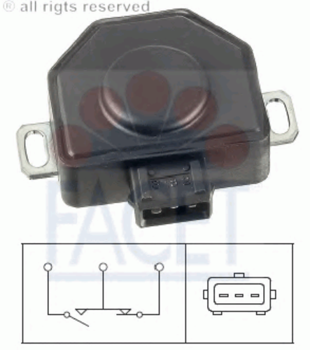 Фото 1 10.5032 FACET Датчик, положение дроссельной заслонки