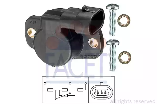 Датчик положения дроссельной заслонки FACET 10.5094
