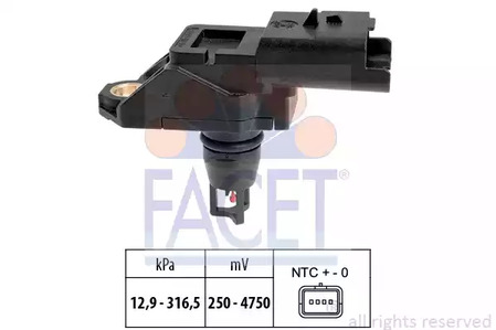 Датчик давления воздуха FACET 10.3261