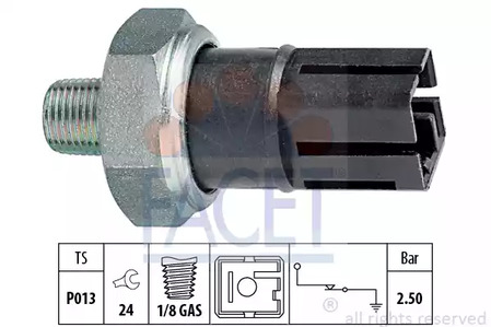 Датчик давления масла FACET 7.0160