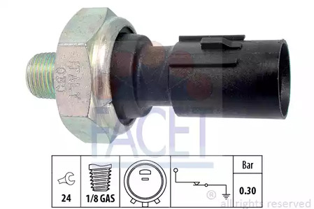 Датчик давления масла FACET 7.0195