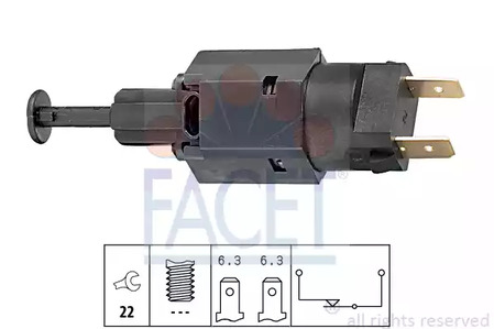 7.1050 FACET Датчик стоп-сигнала