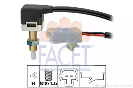 Выключатель привода сцепления () FACET 7.1302