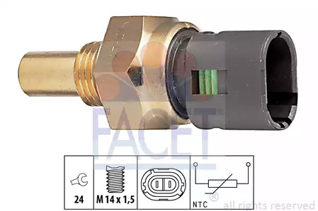 Датчик температуры охлаждающей жидкости FACET 7.3193
