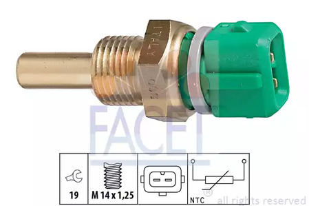 Датчик температуры охлаждающей жидкости FACET 7.3204