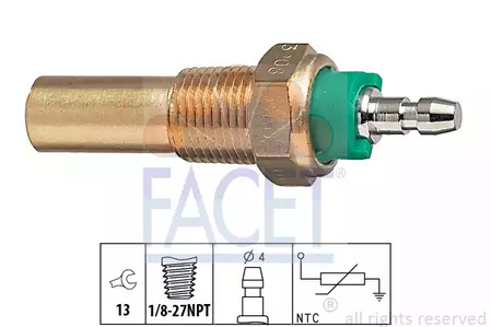 Датчик температуры охлаждающей жидкости FACET 7.3208