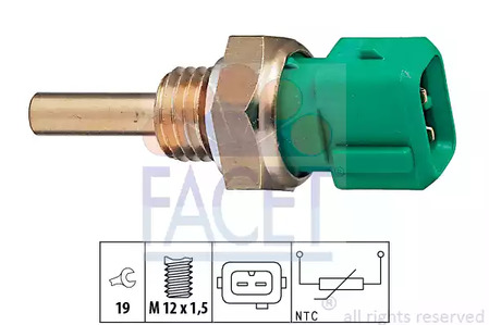 7.3211 FACET Датчик температуры охлаждающей жидкости