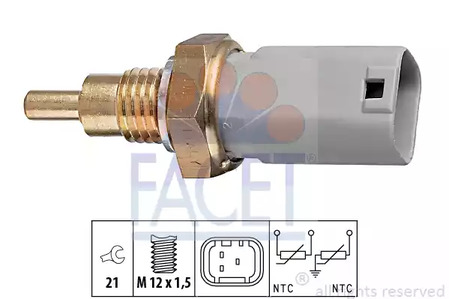 Датчик температуры охлаждающей жидкости FACET 7.3277