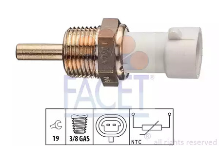 Датчик температуры охлаждающей жидкости FACET 7.3335