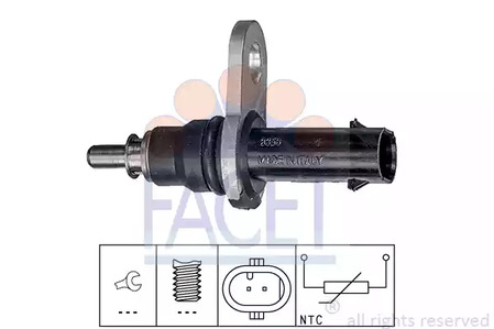 Датчик температуры охлаждающей жидкости FACET 7.3356