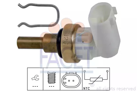 Датчик температура охлаждающей жидкости made in italy - oe equivalent