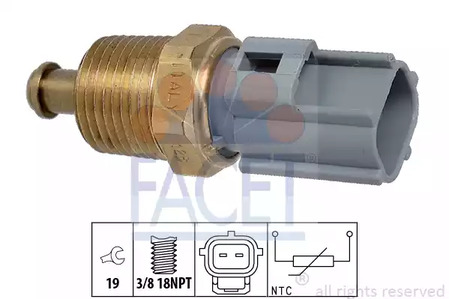 Датчик температуры охлаждающей жидкости FACET 7.3363