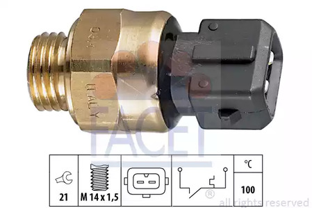Датчик температуры охлаждающей жидкости FACET 7.4081