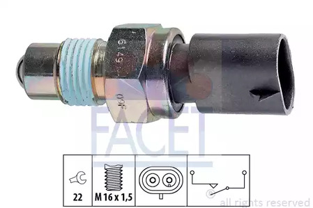 Датчик заднего хода FACET 7.6149