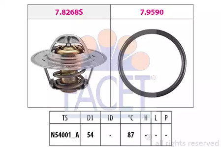 Термостат FACET 7.8268