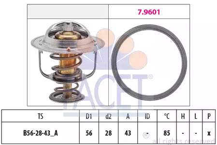 Термостат FACET 7.8398