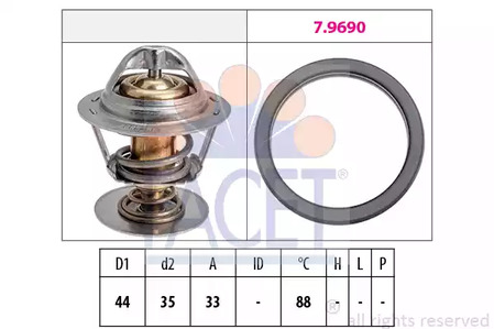 Термостат FACET 7.8685