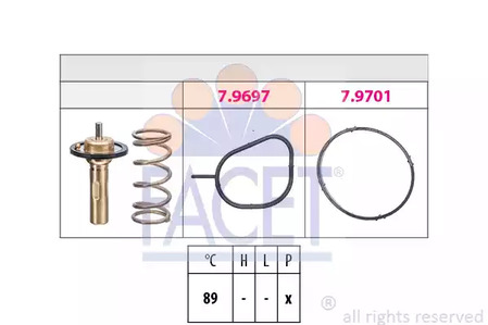 Запчасть FACET 7.8826