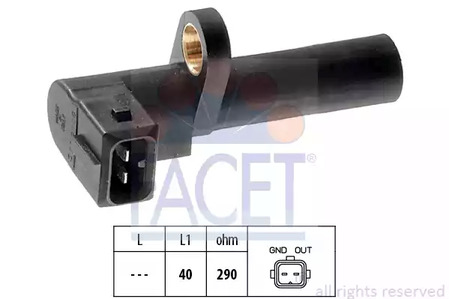 Датчик положения коленвала FACET 9.0036