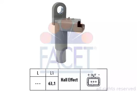 Датчик положения коленвала FACET 9.0463