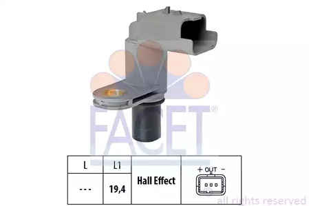 Датчик положения коленвала FACET 9.0468