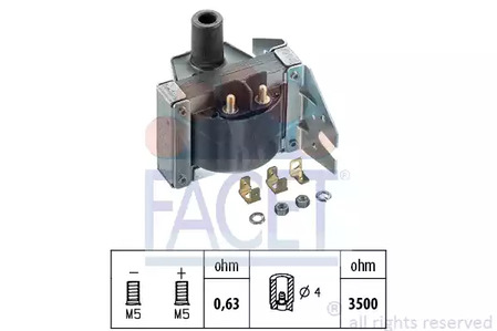 Катушка зажигания FACET 9.6025