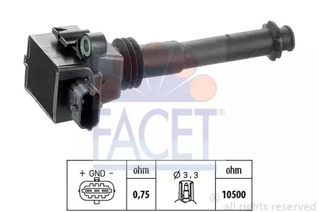 Катушка зажигания FACET 9.6282