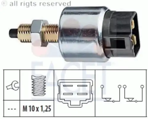 Датчик включения стоп-сигнала (лягушка) FACET 7.1128
