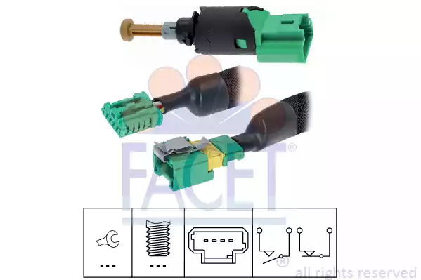 7.1213K FACET Датчик включения стоп-сигнала (лягушка)