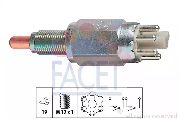 Датчик включения стоп-сигнала (лягушка) FACET 7.6243